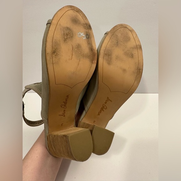 Sam Edelman Holly Slingback Leather Sandal Size 8 - Picture 10 of 12